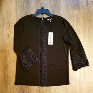 KARL LAGERFELD Embroidered Blouse